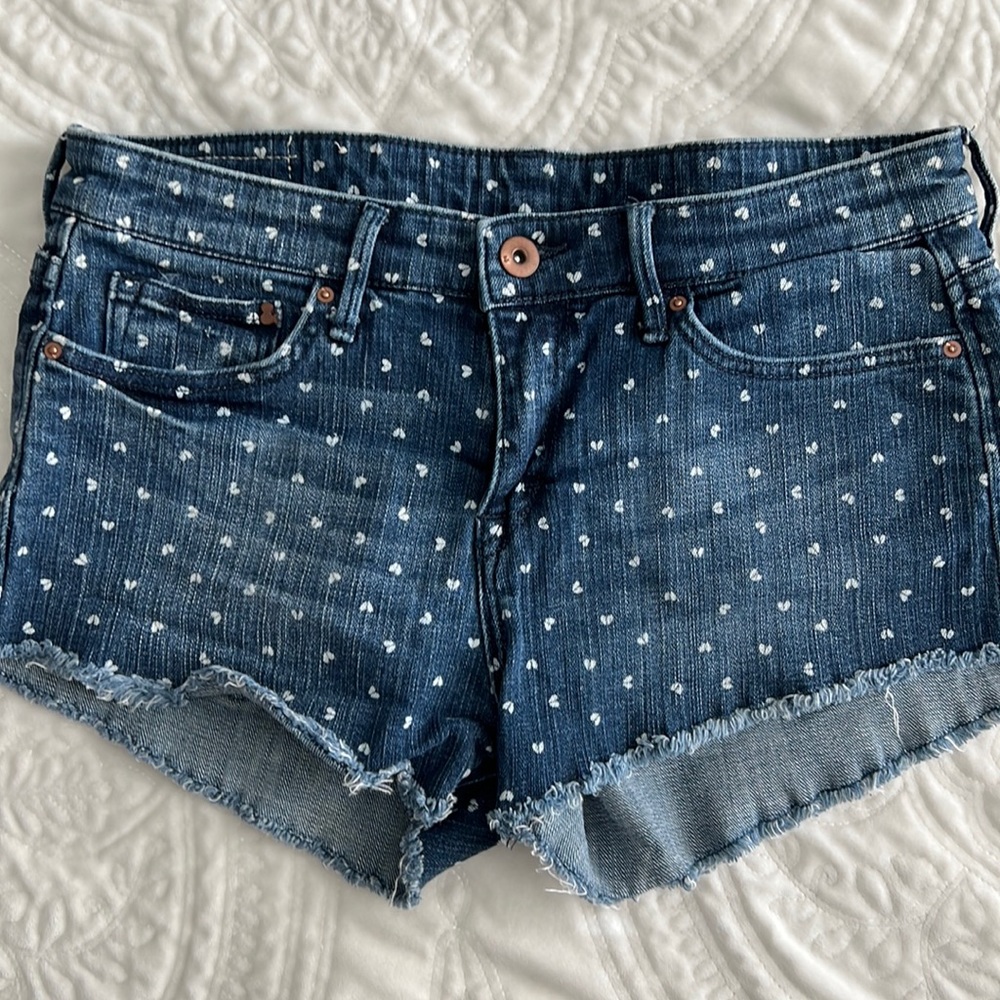 Denim shorts